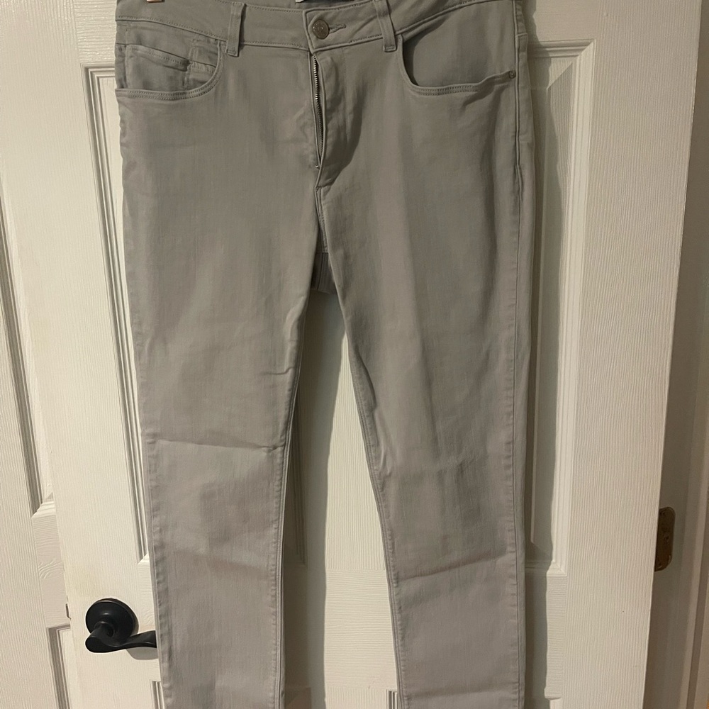 Zara Women's Light Gray Skinny Jeans